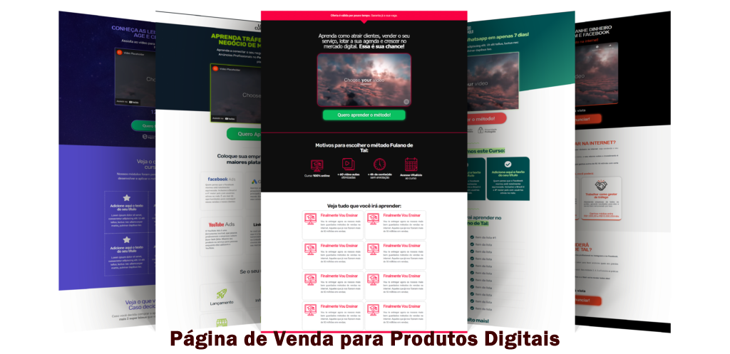 Página de Venda para Produtos Digitais página de venda para produtos digitais